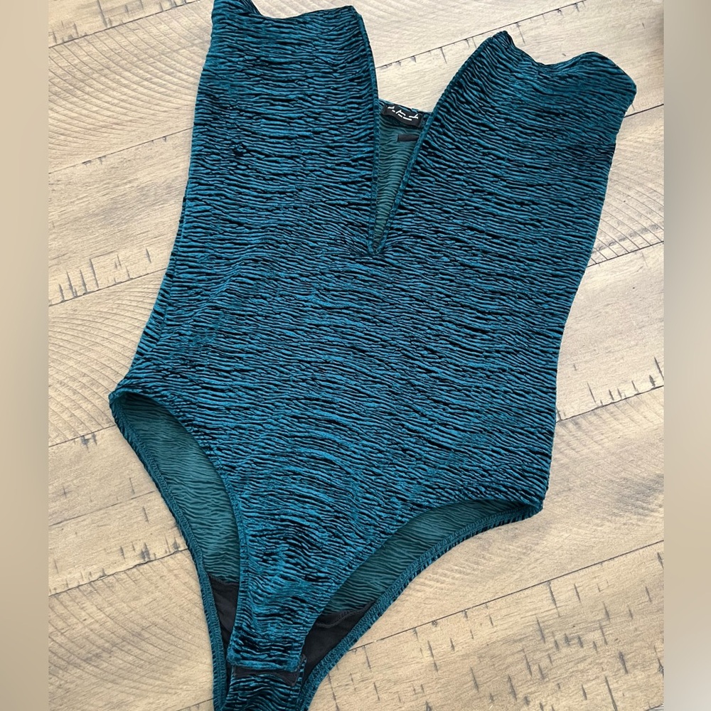 Out From Under Women's Green Bodysuit Size SP